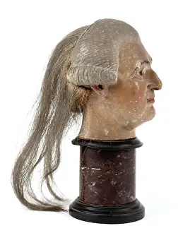 Horsehair: Anonymous. Guillotined Head of King