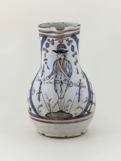 Pitcher: Anonymous. Jug With A National