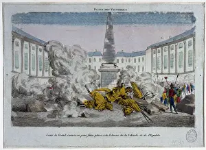 Knocked: Anonymous. Place Des Victoires: Statue