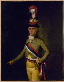 Three Coloured: Anonymous. Portrait of A Police