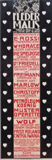 Cabarets: Anonymous. Poster for the Cabaret Fledermaus