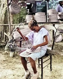 Creole: Anonymous Smiling Young African-American Gullah