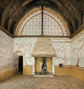 Guedelon: Antechamber, North Range, Chateau de Guedelon