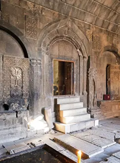 Gravestone: Antechamber, Surb Karapet, Noravank monastery, Vayots Dzor, Armenia