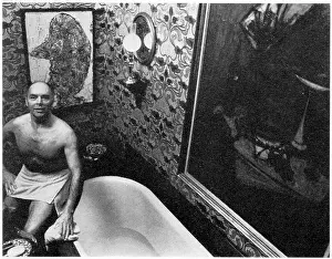 May19: Anthony Denney in bathroom