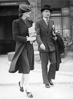 Ambassadors: Anthony Eden with his wife, 1939