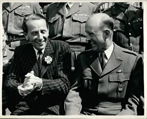 Cigs: Anthony Head, War Minister, General Gruenther, conference