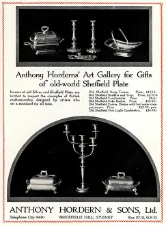 Entree: Anthony Hordern & Sons Advertisement