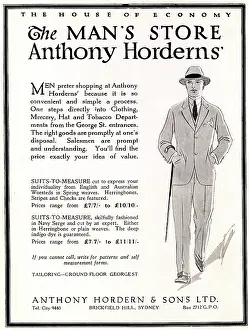 Promotes: Anthony Hordern & Sons Advertisement