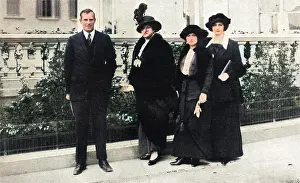 Anthony Wilding with society at Monte Carlo