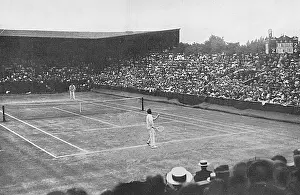 Defeating: Anthony Wilding at Wimbledon in 1913