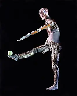 Simulating: Anthropomorphic robot capable of simulating ?
