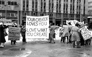 Abortion: Anti-abortion demonstrators in Cleveland ?