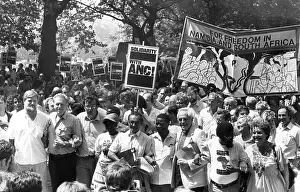Rodney: Anti-Apartheid demonstration