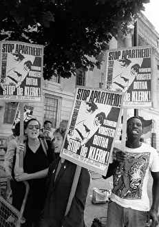 Botha: Anti-apartheid demonstrators