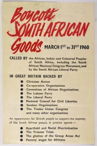 Handbill: Anti-Apartheid Handbill