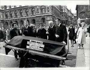 Cabinets: Anti-Common Market demonstration, Westminster, London