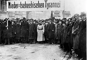 Tyranny: Anti-Czech demonstration in Vienna, 1919