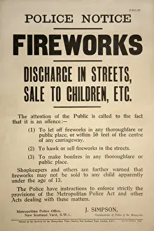 ANTI FIREWORKS POSTER