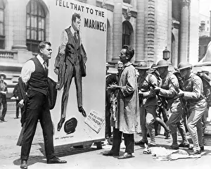Flagg: Anti-German Propaganda Poster in the USA, 1918