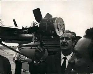 Spraying: Anti-locust spraying aircraft demonstration, Northolt