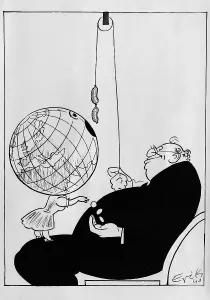 Imagined: Anti-Semitic caricature, 1943