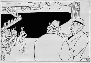 Bigger: Anti-Semitic caricature, 1943