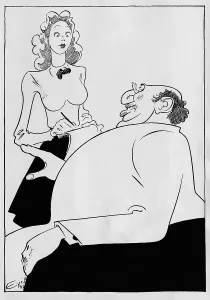 Pounds: Anti-Semitic caricature, 1943
