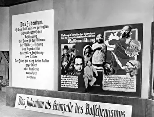 Bolshevism: Anti-Semitic display in an exhibition in Berlin, 1937
