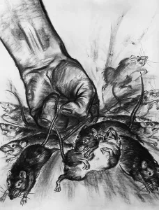 Semitic: Anti-Semitic drawing, 1933
