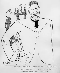 Semitic: Anti-Semitic drawing, undated