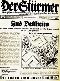 Sturmer: Anti-semitic propaganda 1934