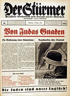 Sturmer: Anti-semitic propaganda 1940