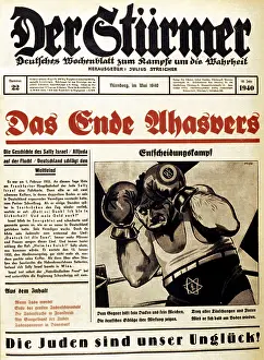 Sturmer: Anti-semitic propaganda 1940