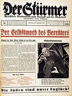 Sturmer: Anti-semitic propaganda 1940
