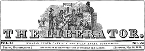 Masthead: ANTI-SLAVERY 1831