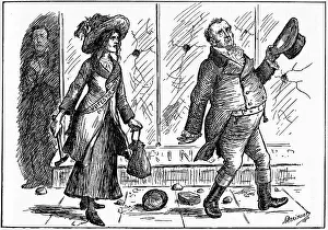 Hoarse: Anti-Suffrage Cartoon Leap Year Proposal