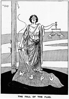 Wspu: Anti-Suffrage Cartoon W.S.P.U