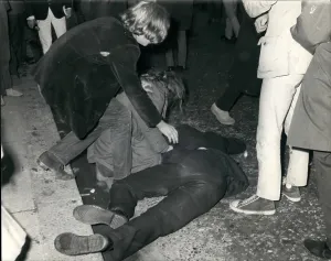 Proceeded: Anti-Vietnam War demonstration, Grosvenor Square, London