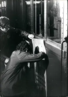 Pasting: Anti-Vietnam War demonstration by students in Paris