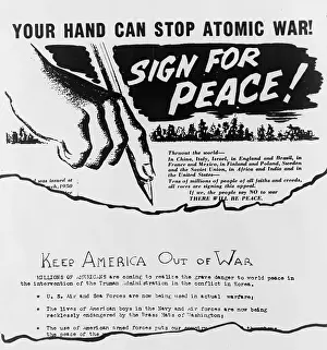 Anti War: Anti-war leaflet and petition distributed in Cleveland
