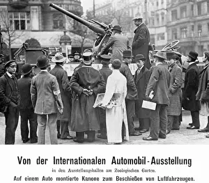 Showroom: Antiaircraft gun at the IAA, 1911