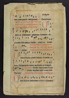 Antiphonal: Antiphonal (Incunable Fragment)