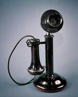 Mouthpiece: Antique Candlestick Telephone