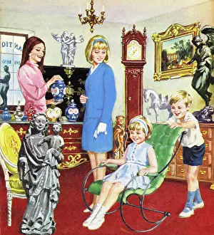 Look & Learn Nursery Material: The Antique Girl