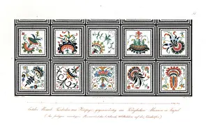 Klassischen: Antique mosaic flooring from Pompeii, in the