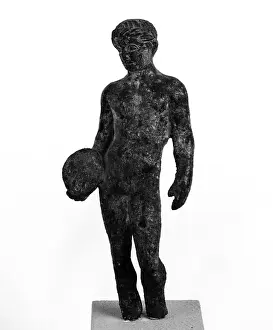 Discus: Antique statue of Discobolus