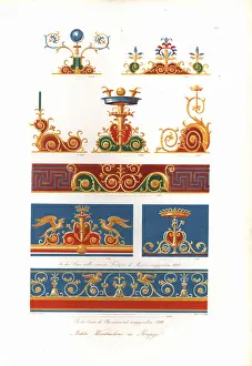 Klassischen: Antique wall paintings from Pompeii