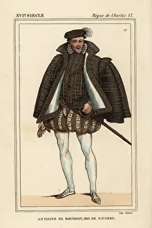 Gaignieres: Antoine de Bourbon, King of Navarre