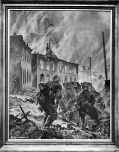 Inferno: Antoing by Rudolf G. Werner, 1942